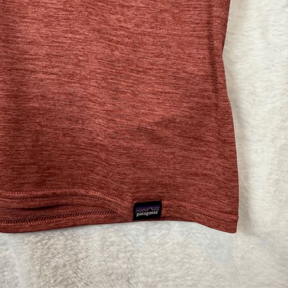Patagonia Women's Long Sleeve Tee - Rust Red - Picture 2 of 12